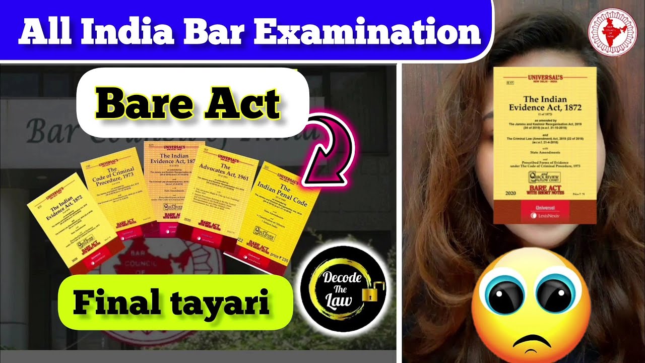 AIBE | AIBE 17 EXAM 2022 | Bar Council of India