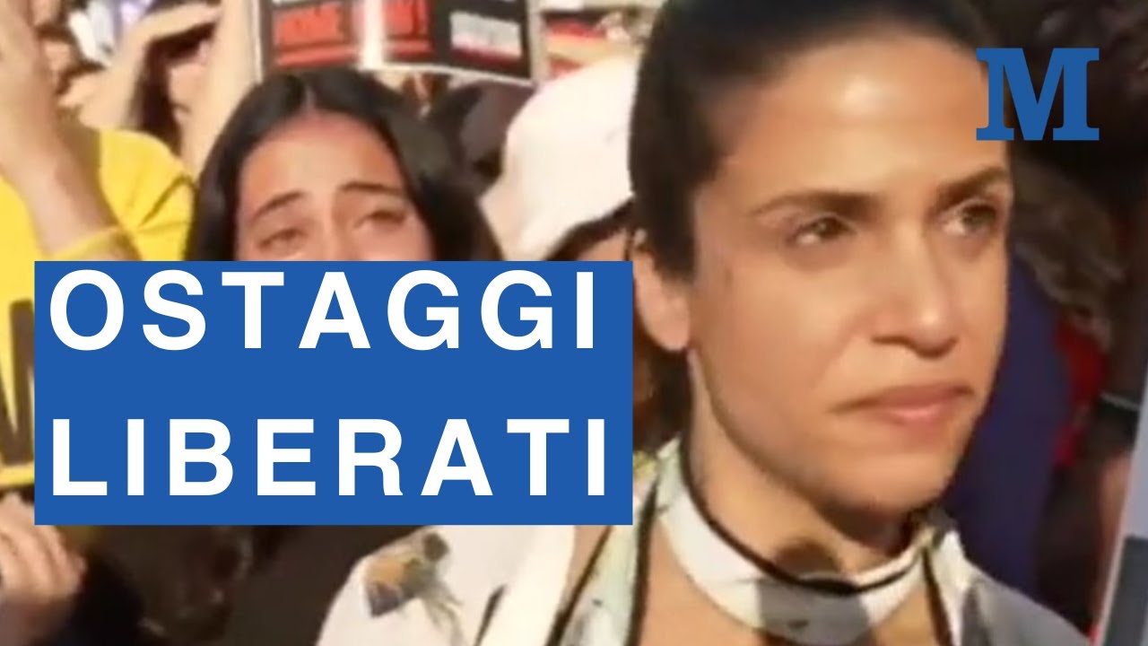 Rilascio ostaggi israeliani, a Tel Aviv gioia e lacrime alla notizia della liberazione da parte...