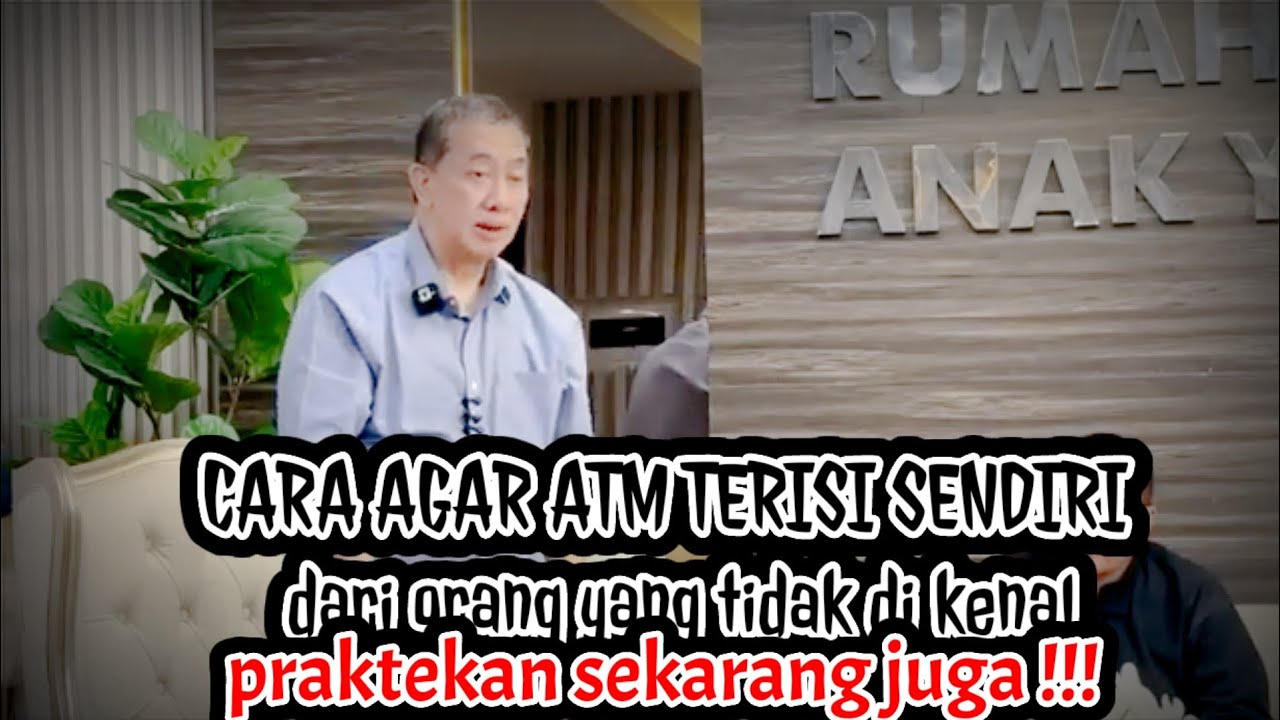 Cara agar ATM terisi sendiri dari orang yang tidak di kenal