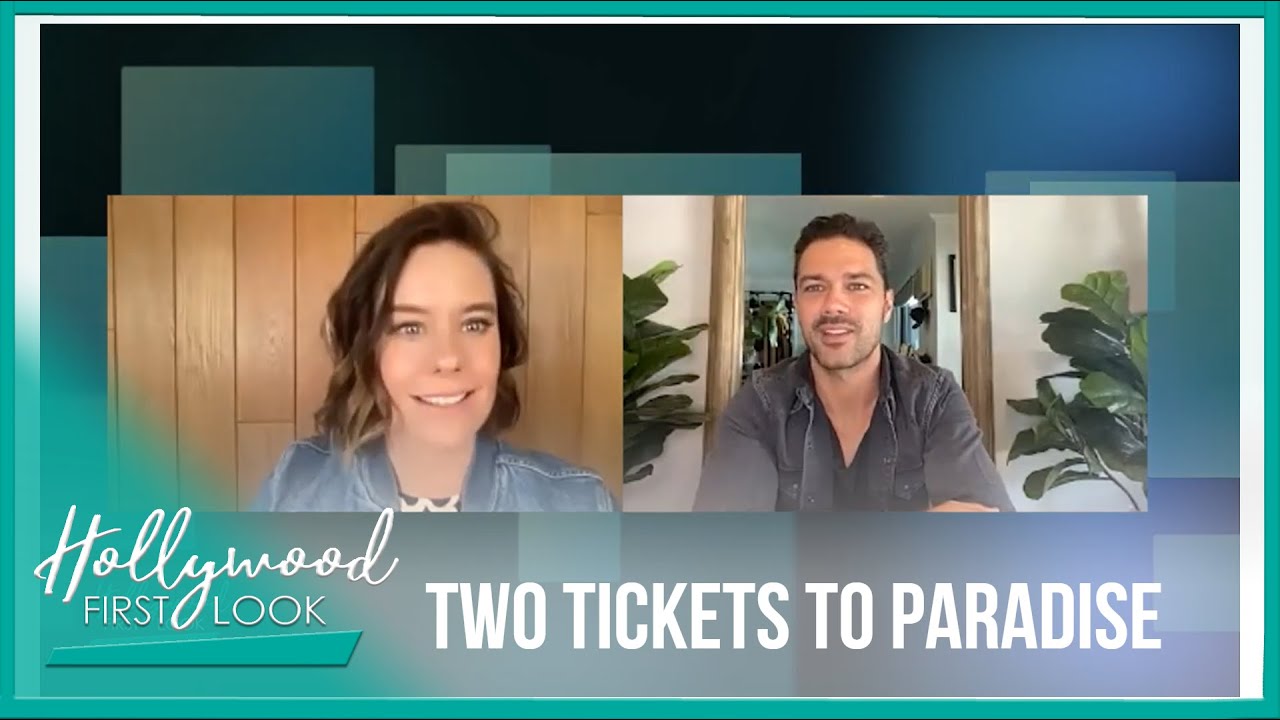 TWO TICKETS TO PARADISE (2022) | Ashley Williams and Ryan Paevey on their new Hallmark movie