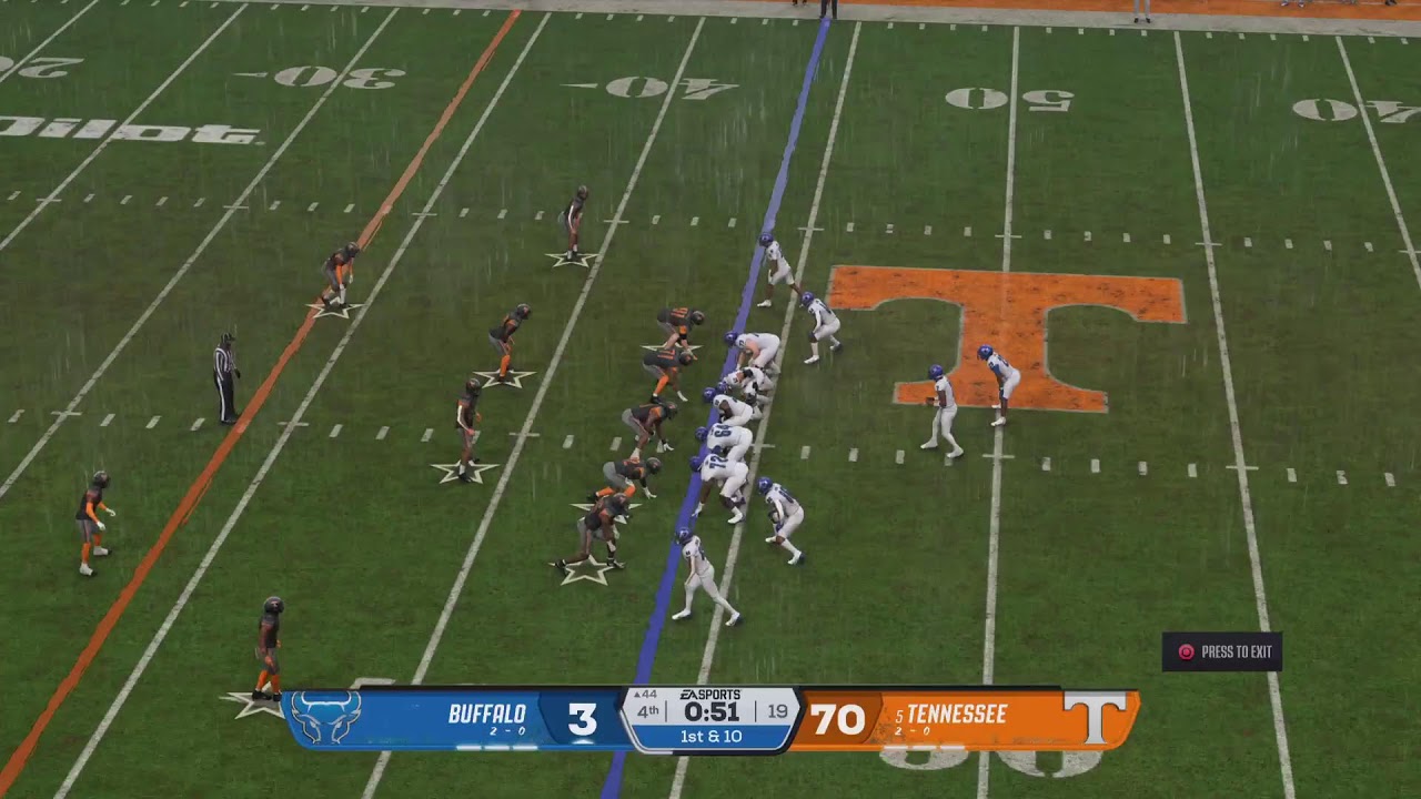 CFB26 KINETIKCFB G5 SIM League Buffalo Bulls atTennessee Volunteers