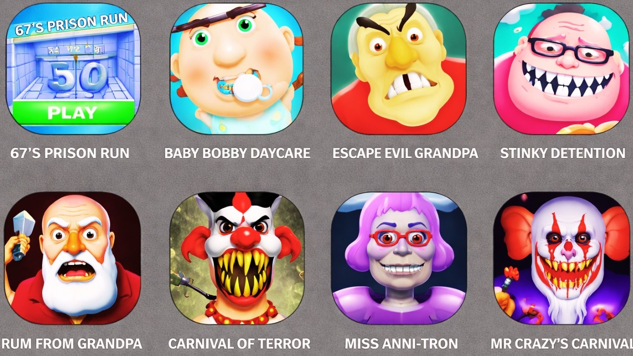 ROBLOX; ESCAPE MR STINKY DETENTION, ESCAPE BABY BOBBY DAYCARE, ESCAPE PAPA PIZZA'S PIZZERIA #roblox