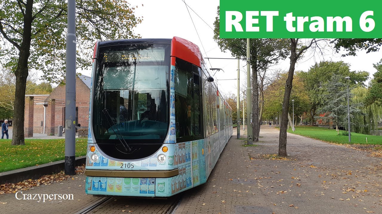 Cabinerit RET Tram 6 Heemraadsplein - Kleiweg Rotterdam