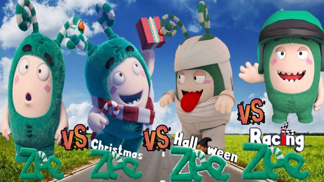 Oddbods Zee All Costume Battle Run | Oddbods Turbo Run | Droidzman Gameplay