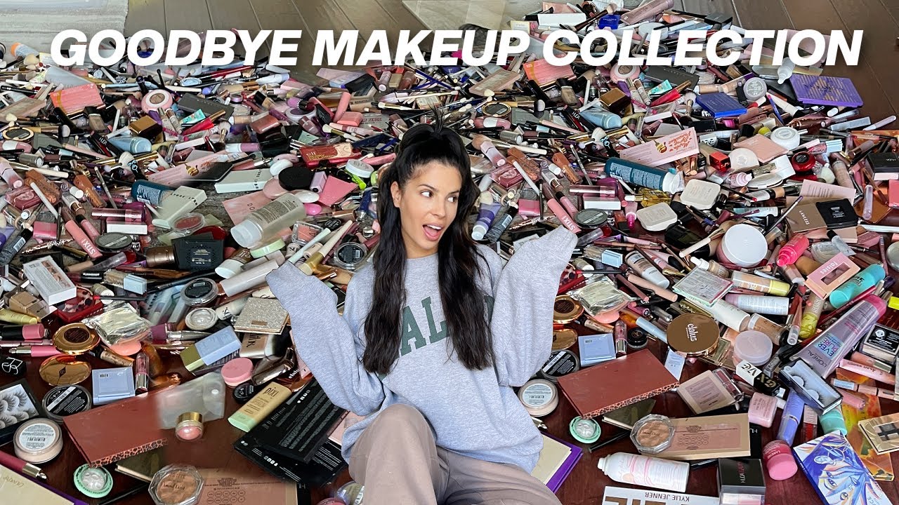 Getting rid of my MASSIVE makeup collection 2025