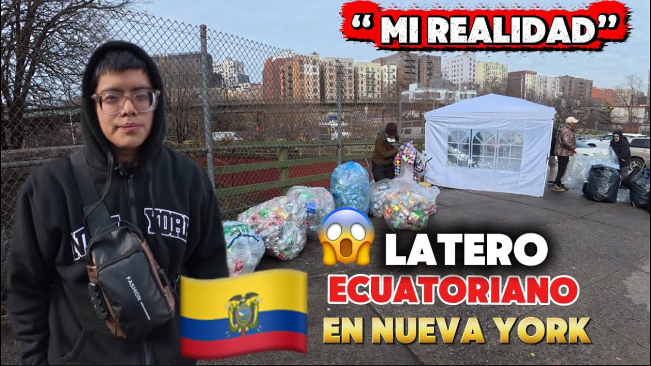 Así me gano LA VIDA  RECICLANDO BOTELLAS en NUEVA YORK 🇪🇨 ¿ CUÁNTO SE GANA ? 😱