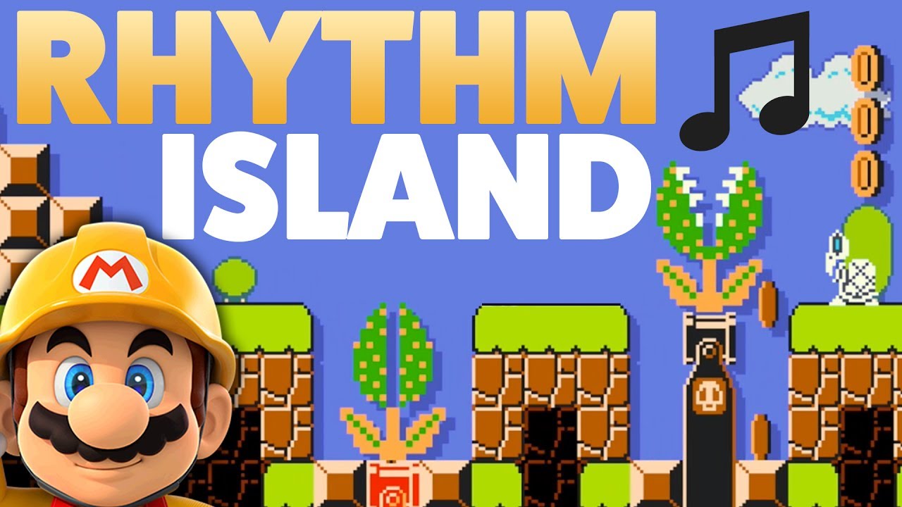 Super Mario Maker - RHYTHM ISLAND! - Level Showcase