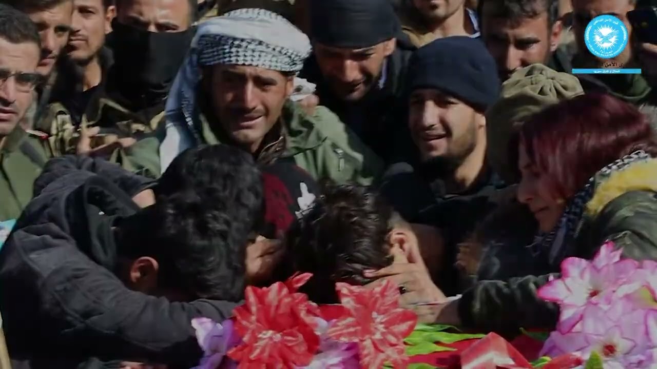 مراسيم تشييع الشهيد عبد العثمان في بلدة تل حميس