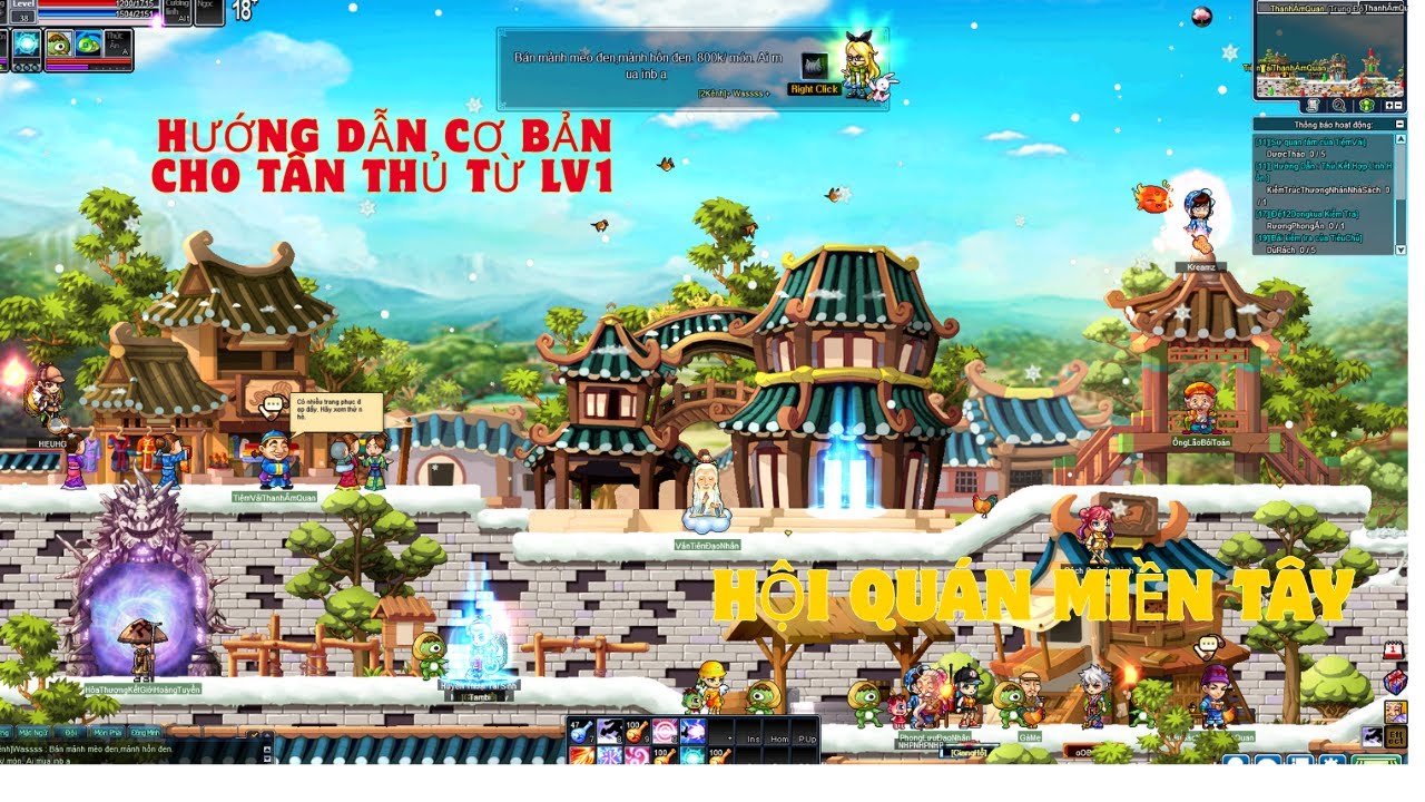 ghost online vtc hướng dẫn cơ bản tân thủ gia nhập giang hồ từ lv1 dễ hiểu #hieuhaugiangtv