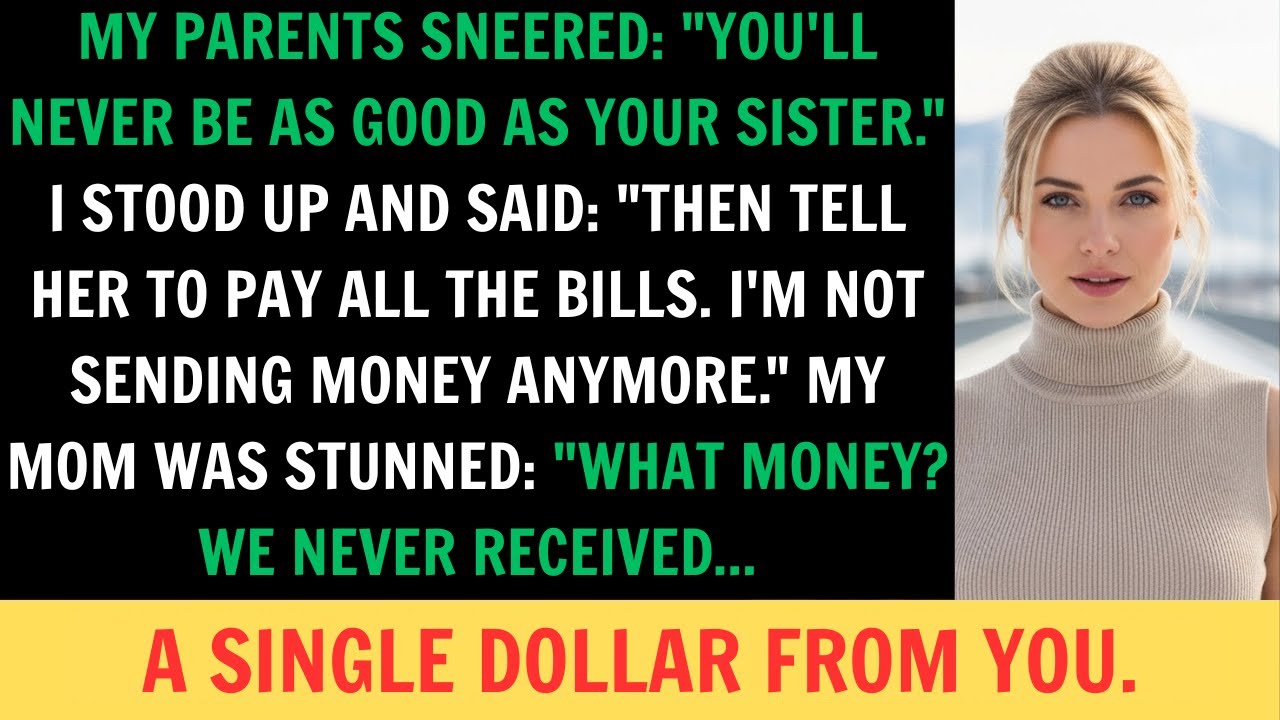 My Parents Said_ ‘You’ll Never Be As Good As Your Sister.’ I Just Replied_ ‘Then Ask Her To Pay…’