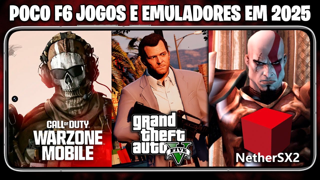 POCO F6 contra JOGOS e EMULADORES em 2025! | MELHOROU A PERFORMANCE?