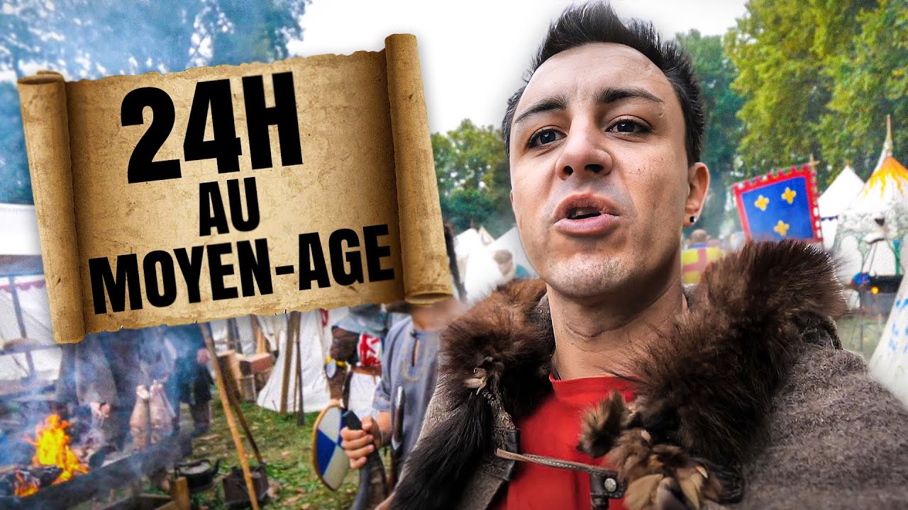 JE PASSE 24H AU MOYEN AGE ! (y'a des barbecues partout)