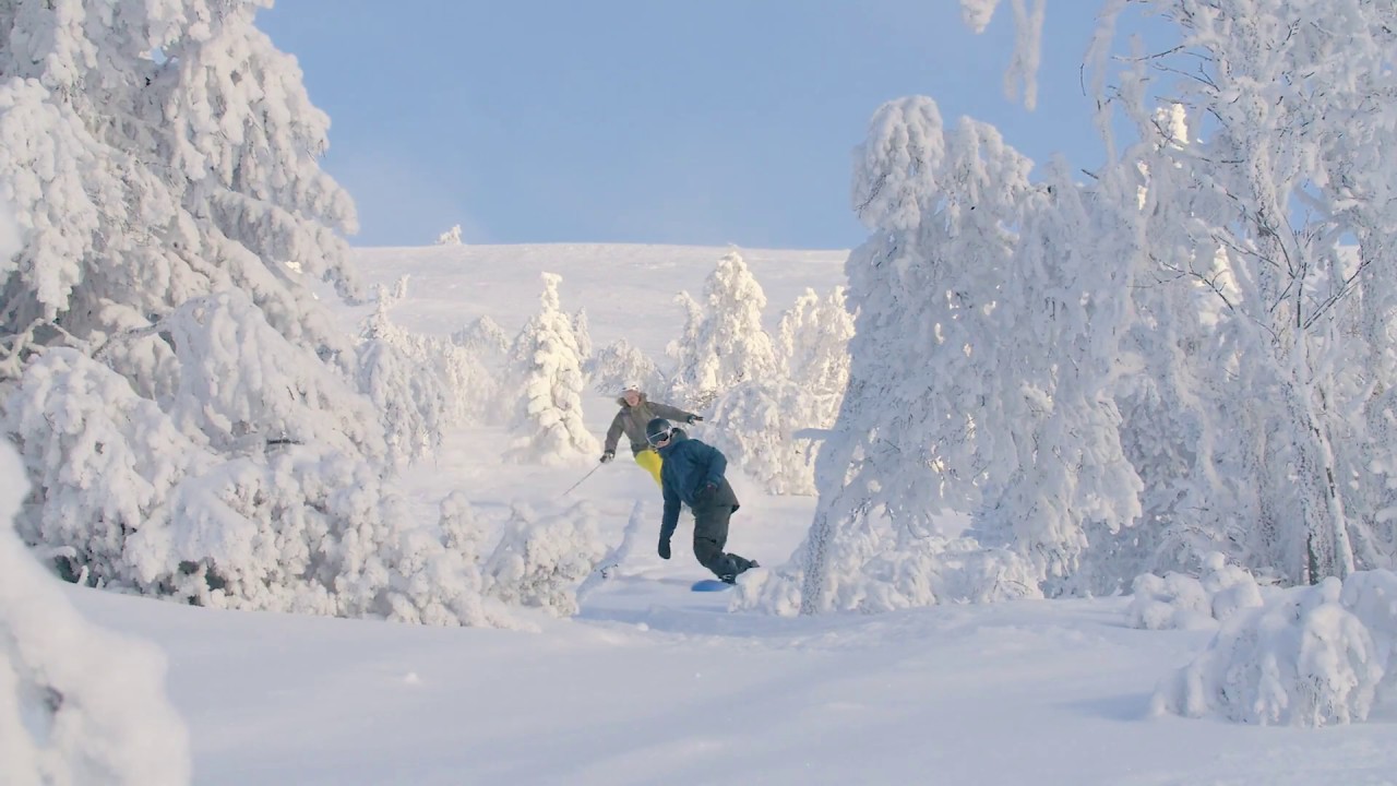 Äkta vinter i Lofsdalen
