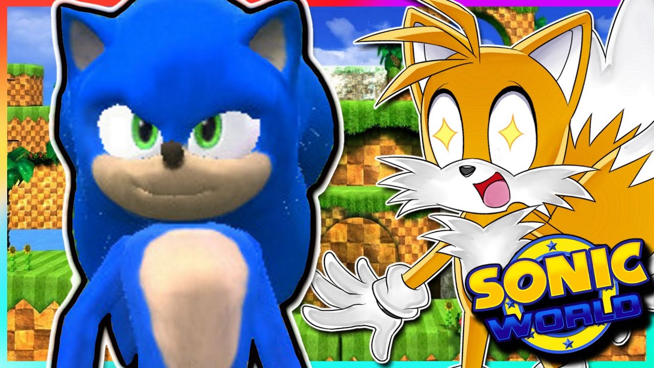 MOVIE SONIC!! | Tails Plays Sonic World Mods