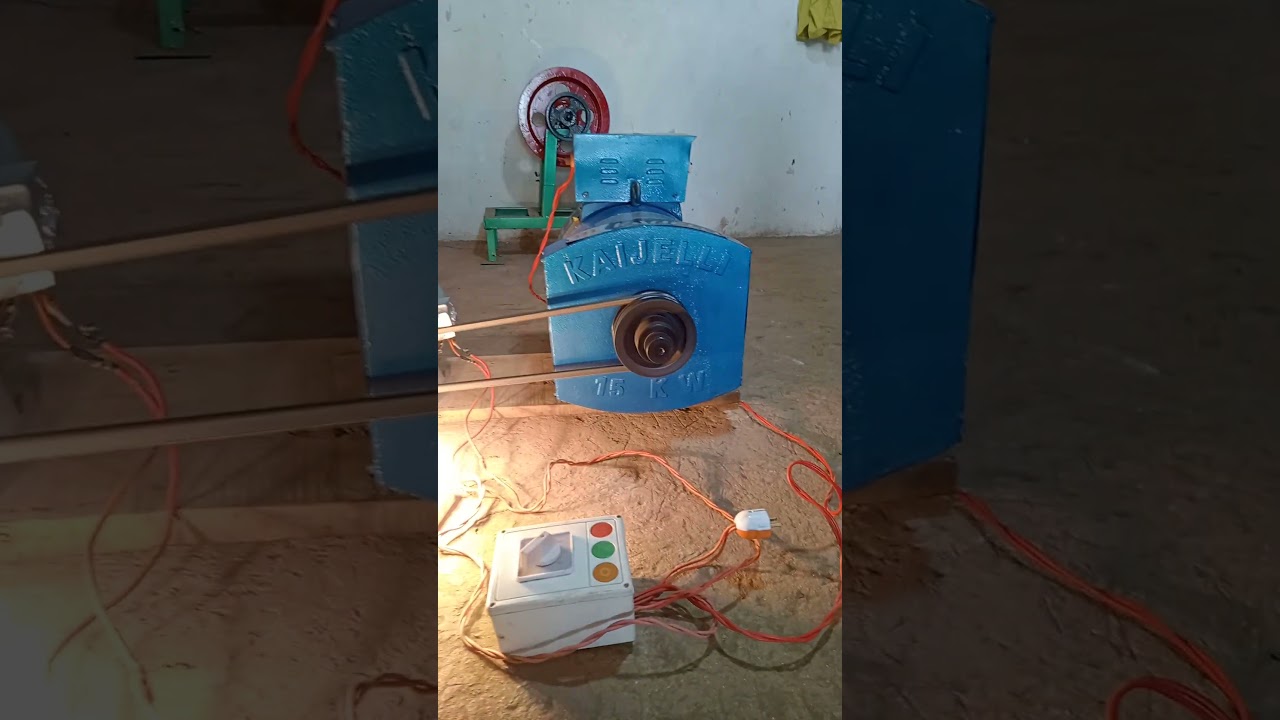 Free Energy Generator 3Hp Motor and 15kw Alternator Free Electricity Generator 230v