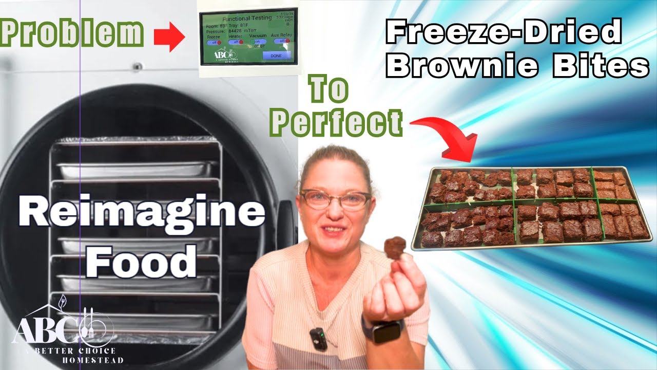 Freeze Dryer Fritz | Fixed It! & Freeze Dried Brownie Bites Taste Test