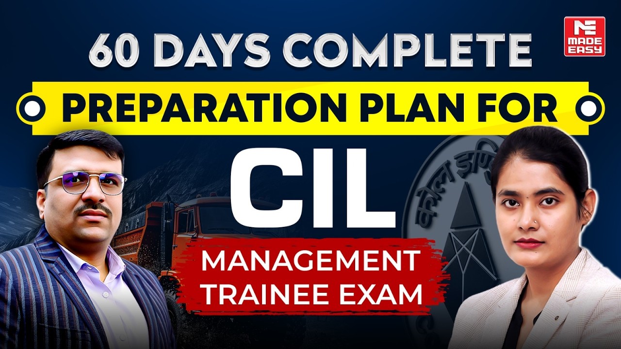 CIL MT 2026 Preparation Strategy | 60 Days Complete Study Plan and Techniques!