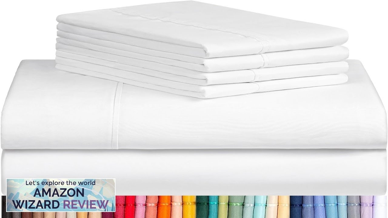 LuxClub 6 PC Queen Sheet Set Breathable Luxury Bed Sheets Deep Pockets Review