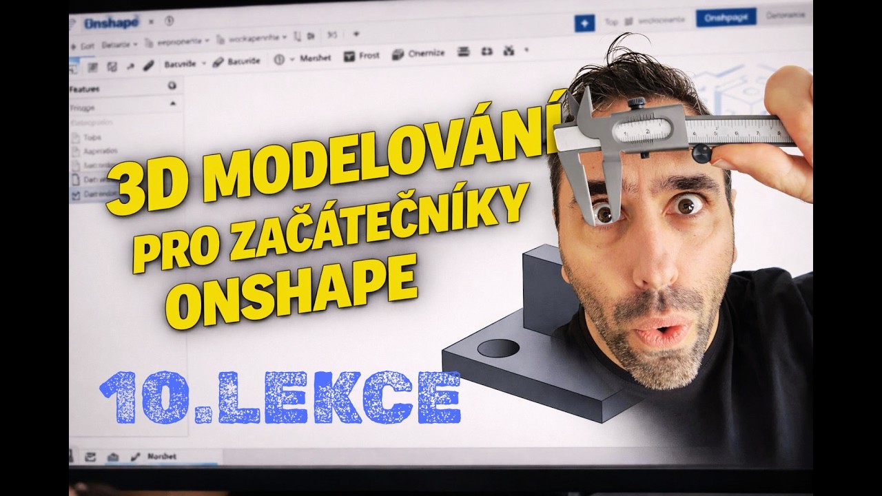 OnShape 3D modelování - 10. lekce (TANGENT, TRIM, OFSET)