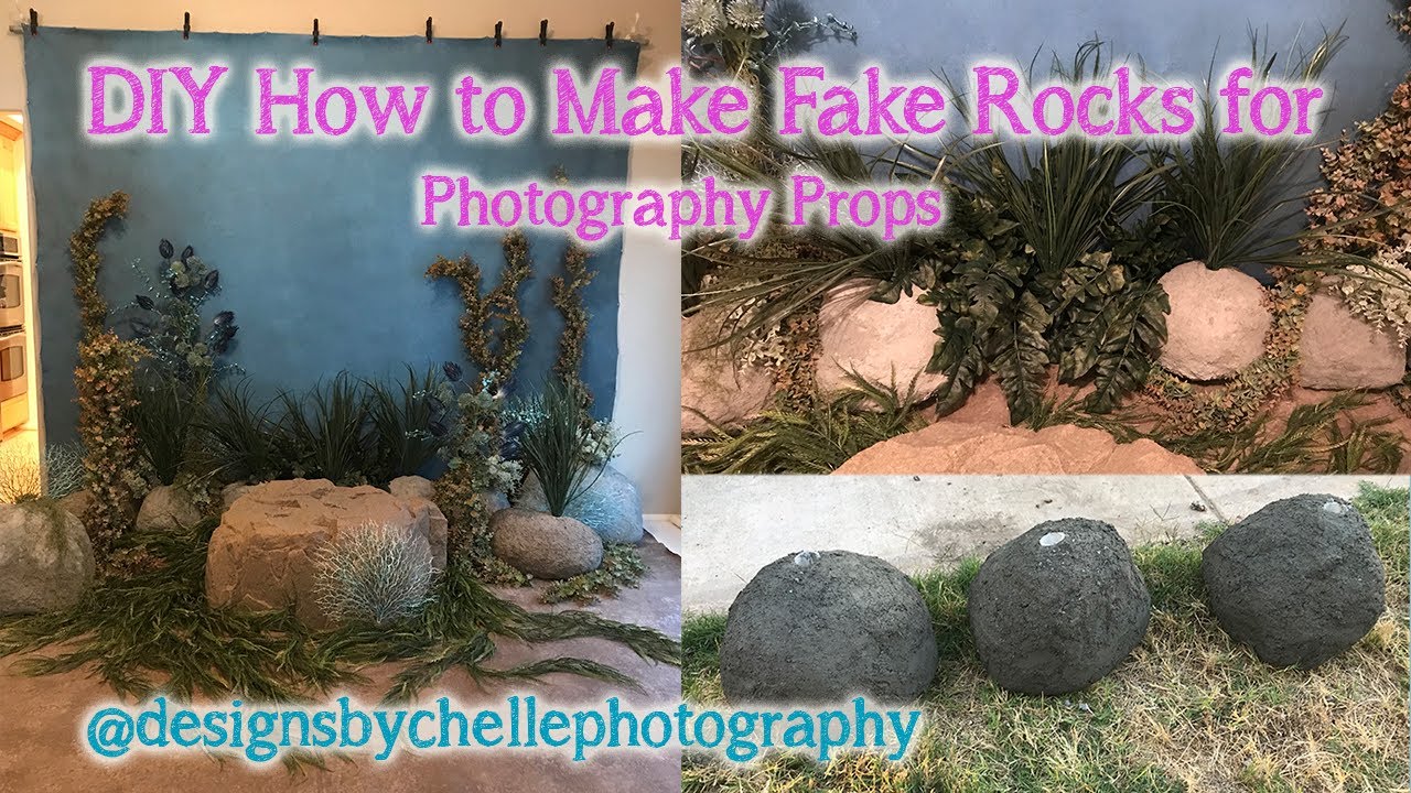 DIY Fake Rocks for My Mermaid Photography Props