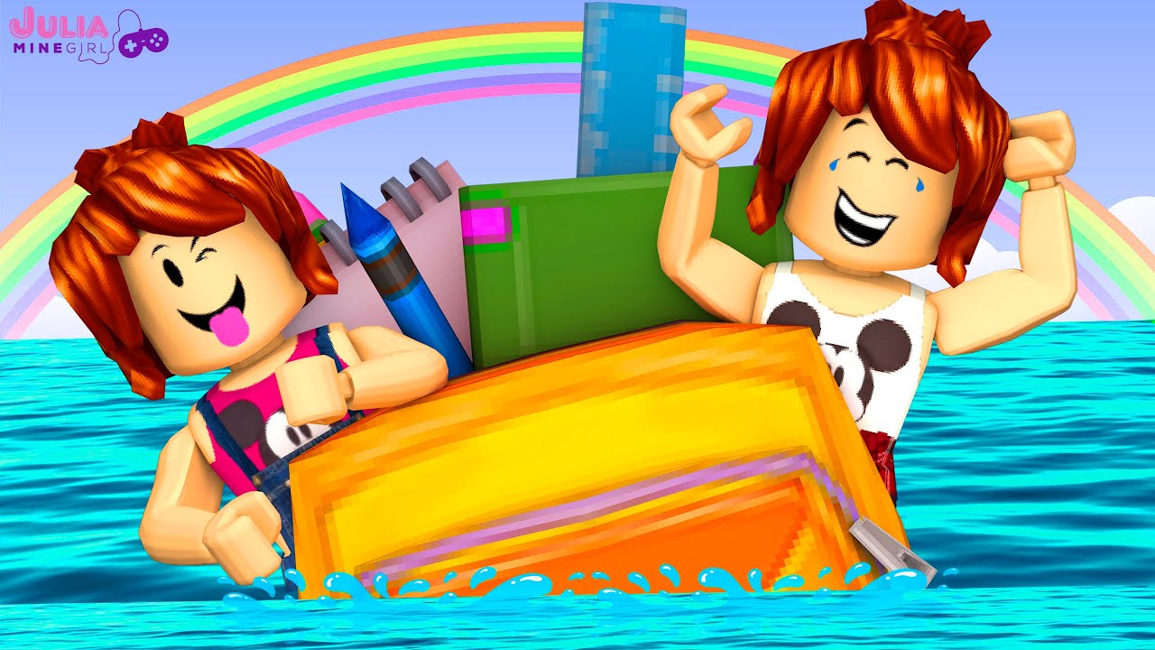 Roblox - VOLTA ÀS AULAS DEU CERTO? (Build a Boat for Treasure)