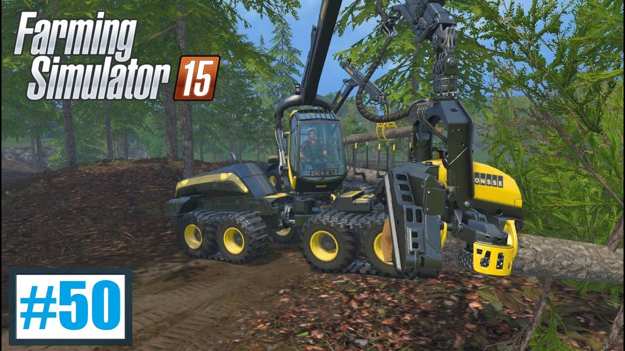 Praca w lesie (Farming Simulator 15 #50), gameplay pl