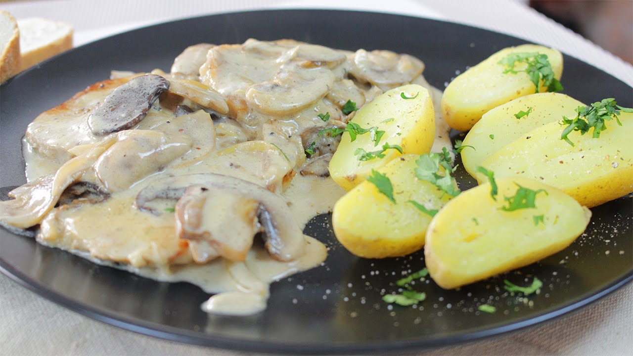 Lomos con Salsa de Champiñones