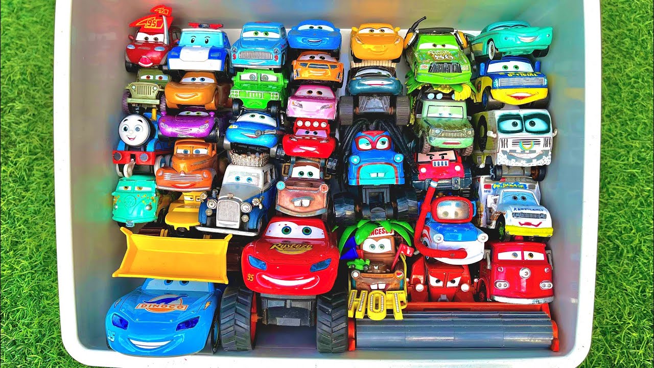 Disney Pixar Cars Unboxing Review | Lightning Mcqueen, Tow Mater, Doc Hudson, Sally Carrera, Cruz
