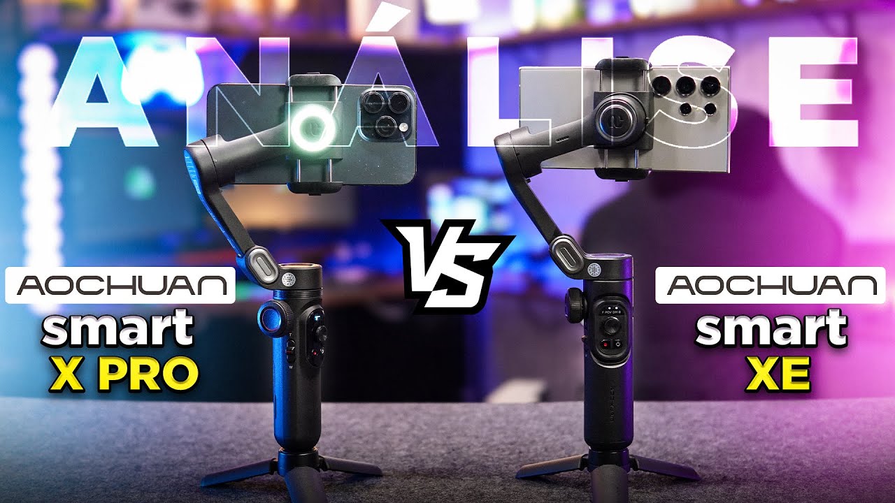 MELHOR Gimbal estabilizador CUSTO BENEFICIO? Aochuan Smart X Pro ou Smart XE - Análise completa