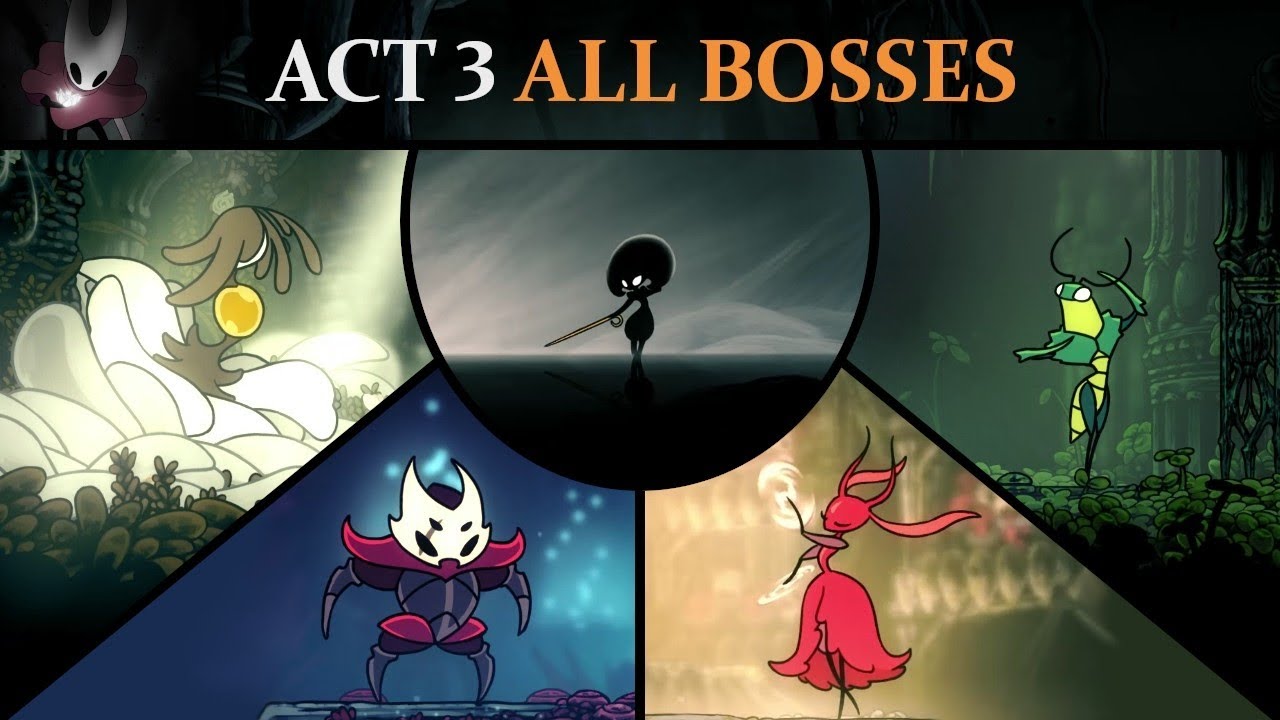 Hollow Knight: Silksong - Act 3 All Bosses 