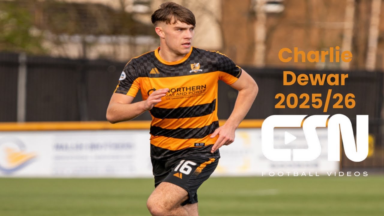 Charlie Dewar (Alloa Athletic FC Loan) - Goals, Defending & Passing Ability 2025/26 | HD