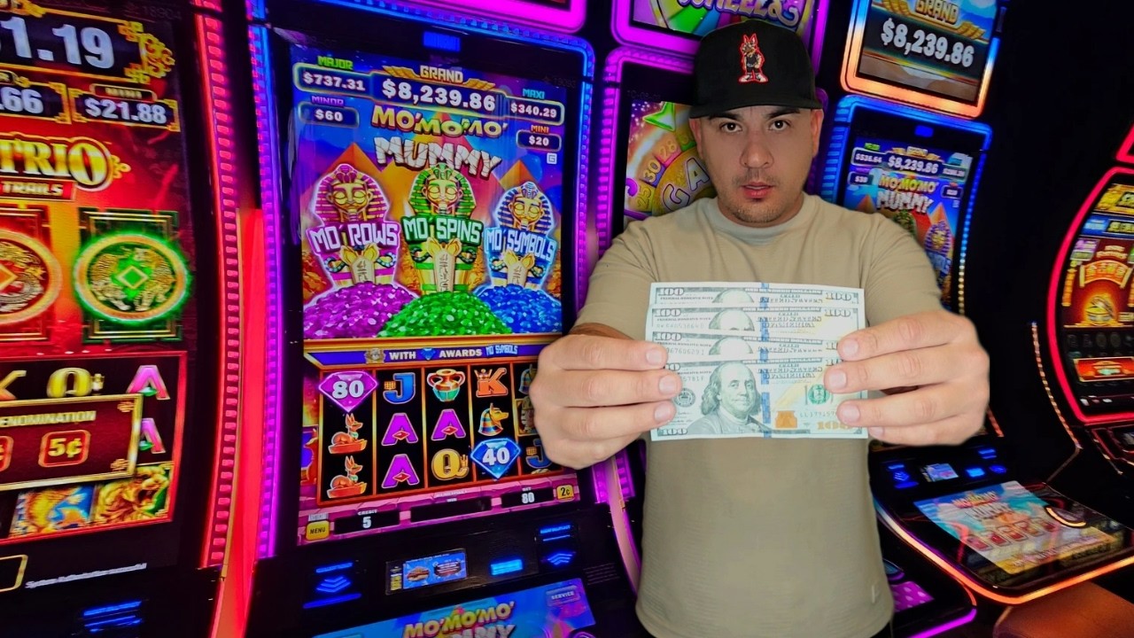 Me quedaban SOLO 14 DOLARES en el Casino y paso una RESCATADA de BONO en mi Máquina Favorita - Dia 5