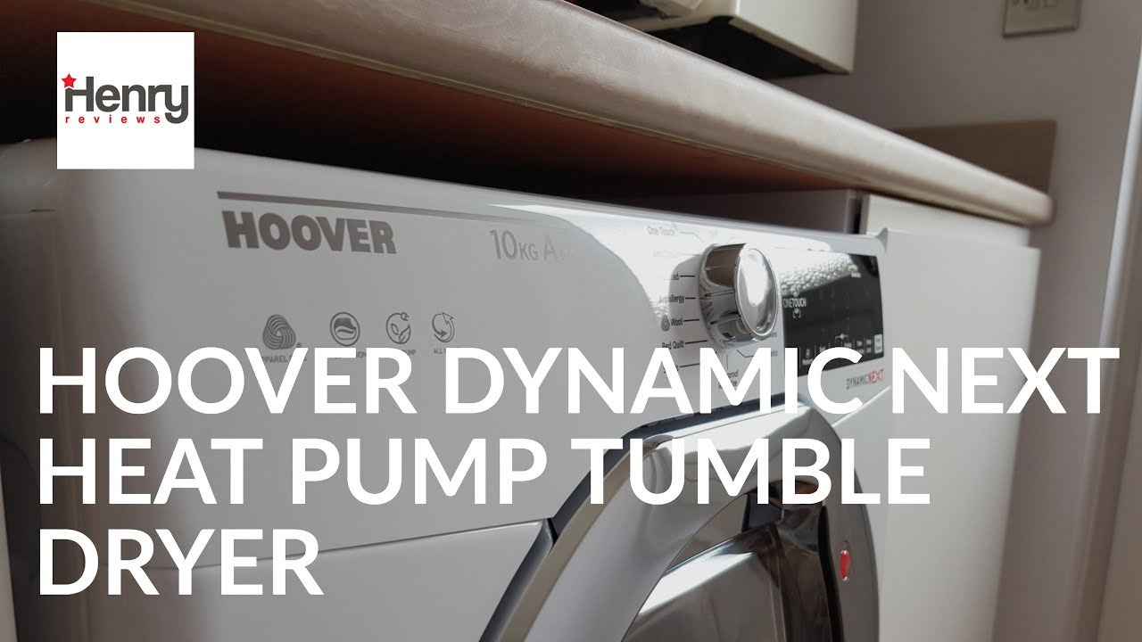 HOOVER DYNAMIC NEXT DXH10A2TCE HEAT PUMP TUMBLE DRYER - WHITE - A++ RATED REVIEW | HENRY REVIEWS