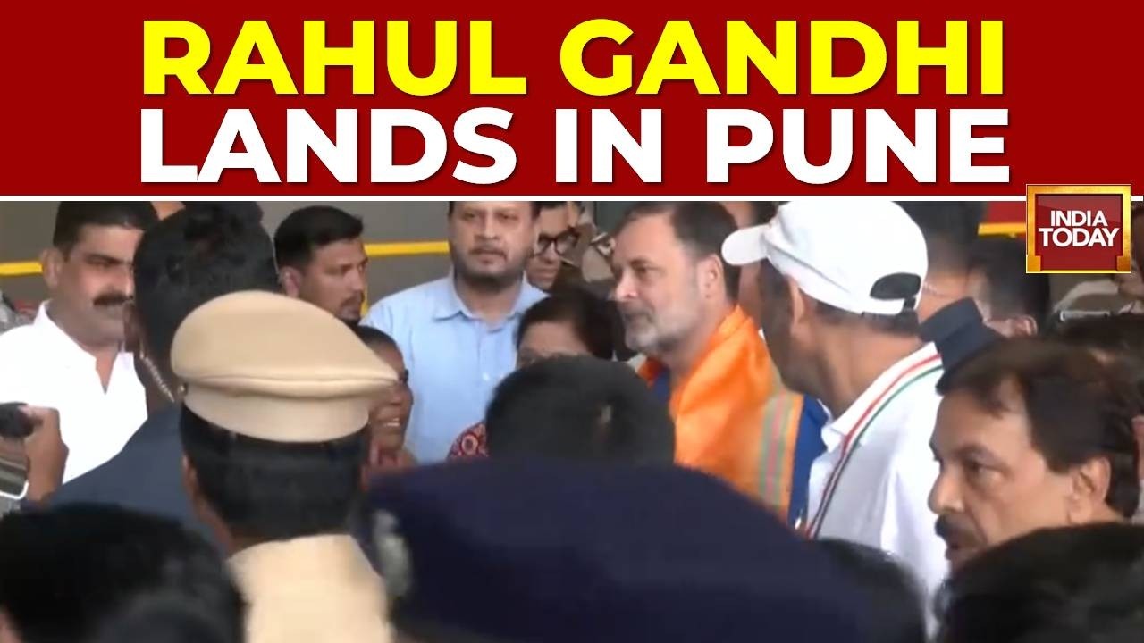 Rahul Gandhi Lands In Pune To Host Chhatron Ki Goonj: Police Set 30 Rules; BJP Alleges Paid Crowd