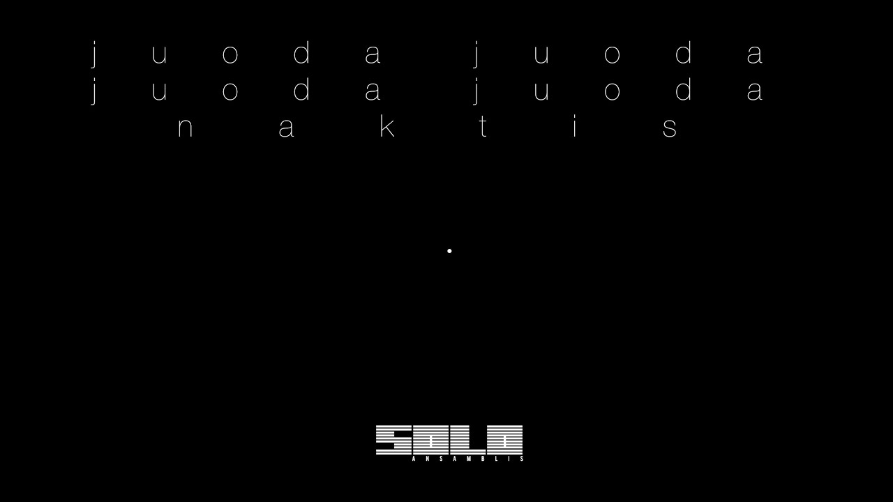 Solo Ansamblis - Juoda Juoda Juoda Juoda Naktis (radijo versija)