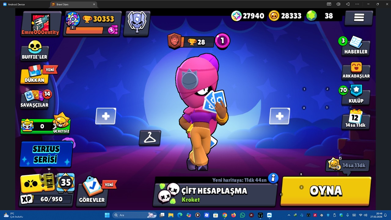 Brawl Stars Oynadık ve  Kupa Kasmaya Çalışıyoruz sizlerle #2026