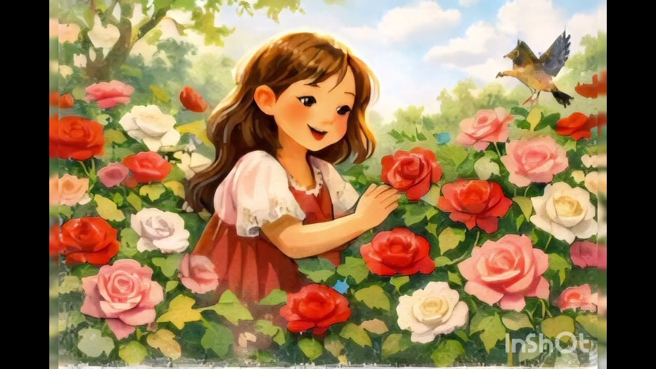 La petite fille née dans un champs de fleurs/HISTOIRE POUR S'ENDORMIR/CONTE POUR ENFANTS/#roses/lect
