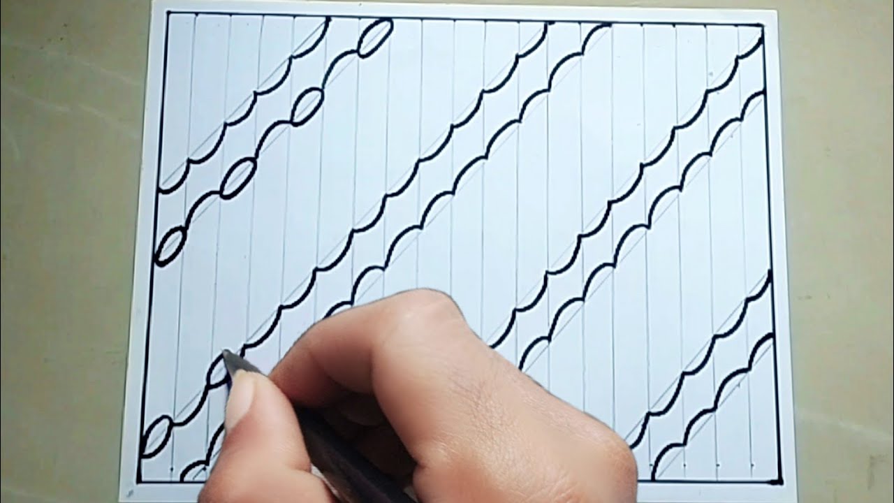 TUTORIAL CARA MENGGAMBAR BATIK PARANG YANG MUDAH.