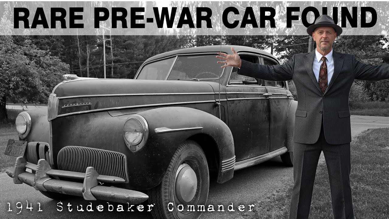 RARE PRE-WAR CAR FOUND! 1941 STUDEBAKER BARN FIND!