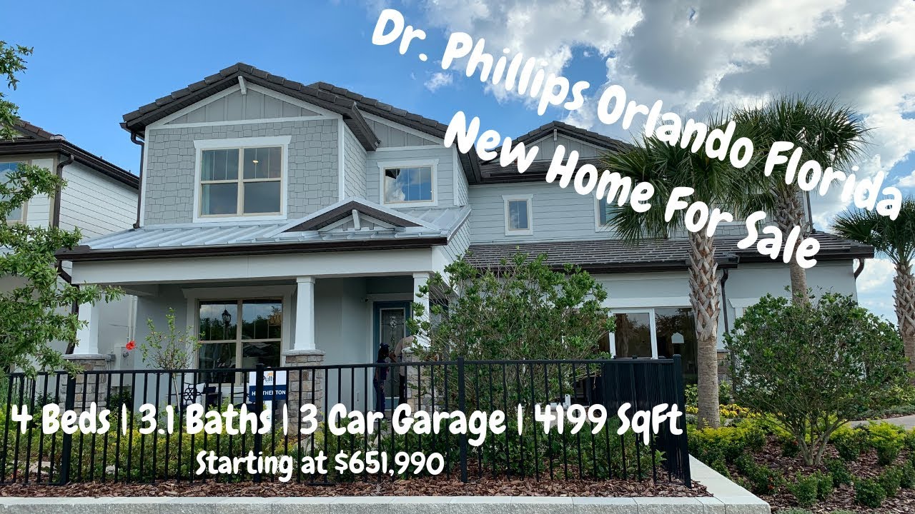 Dr Phillips Orlando Florida New Home For Sale Tour | Heatherton Model by Pulte Homes | $652K*