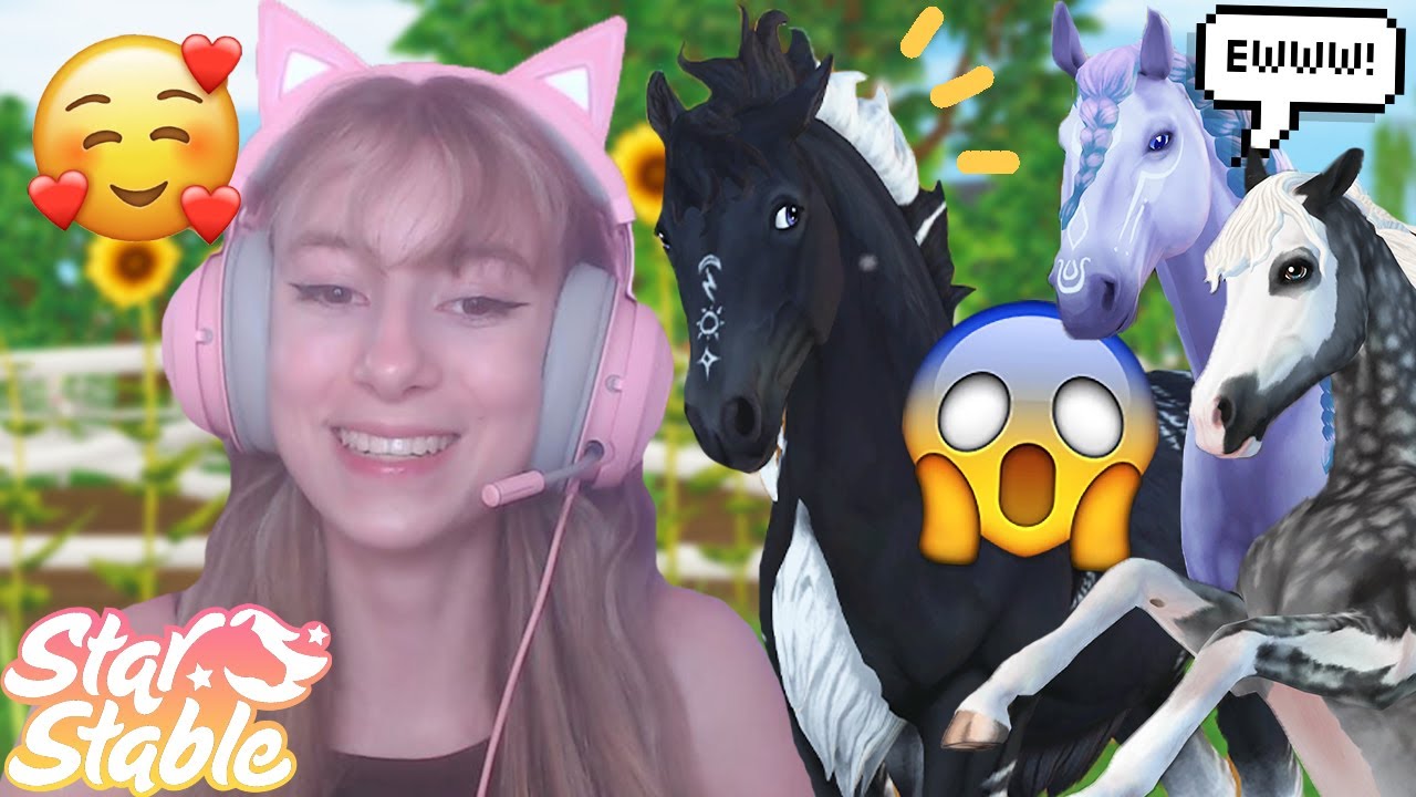 My Horses REACT To The FREE Star Stable HORSE 😖🐴