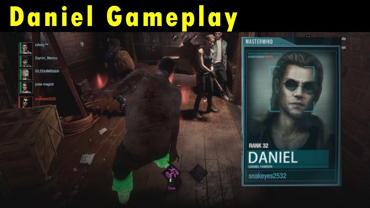 Resident Evil Resistance Daniel Gameplay