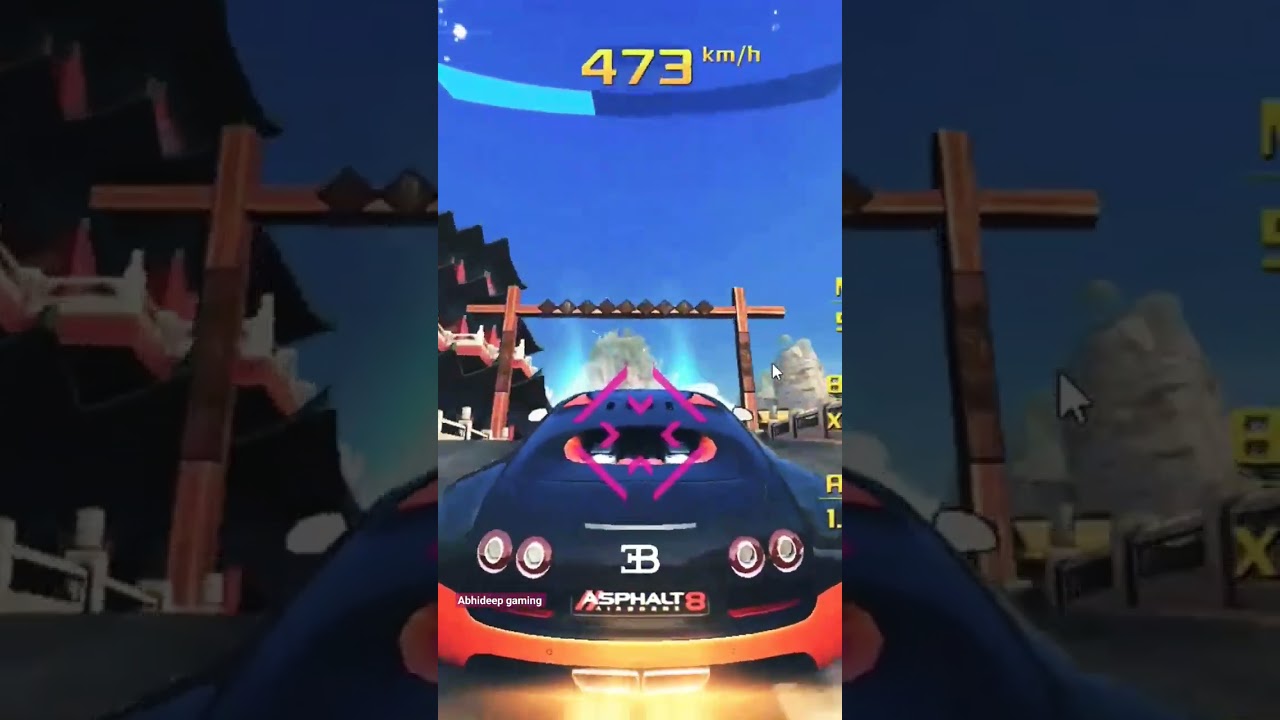 BUGATTI 🏎️💨 super cars 🔥| Asphalt 8 Nice 🙂 racing game 🎮|  #shorts #viral #gaming #car #bugatti
