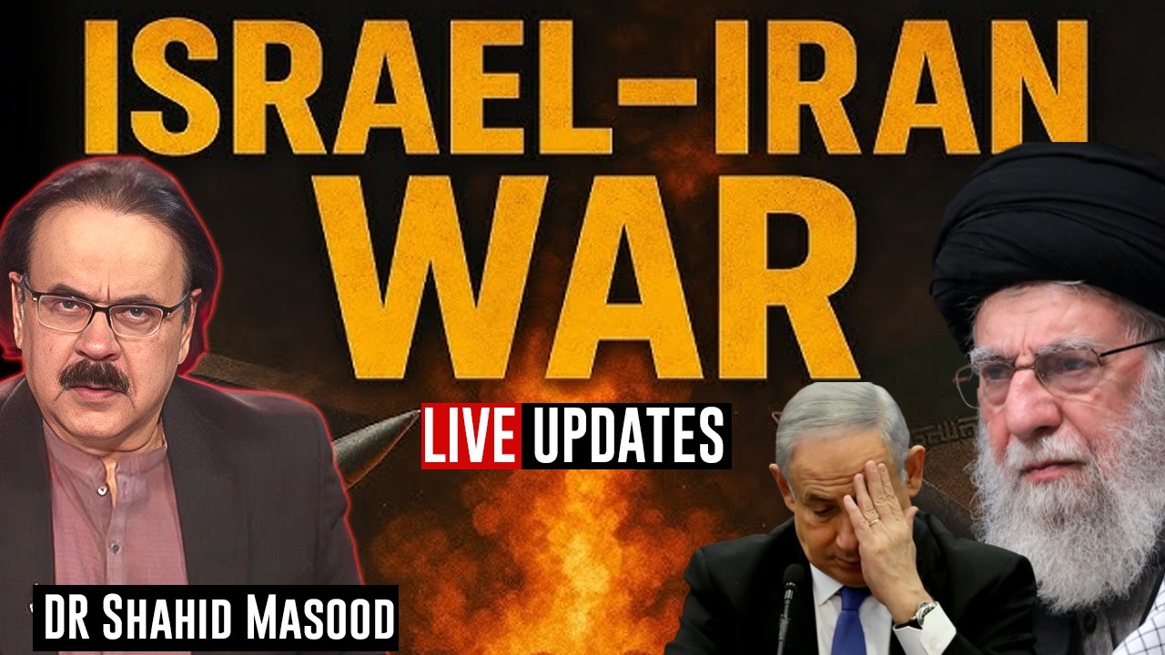 LIVE: Israel Attacks Iran – Latest Updates | GNN War Room | Dr Shahid Masood | GNN