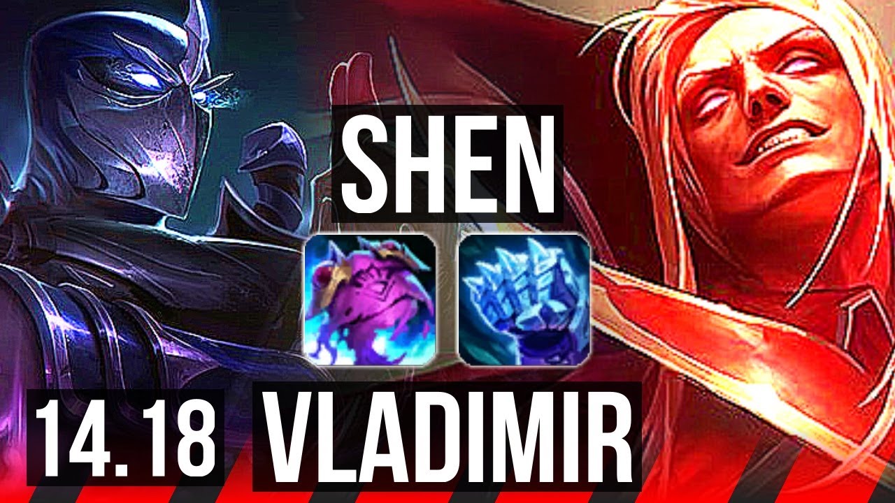 SHEN vs VLADIMIR (TOP) | Rank 1 Shen, 7/2/15, 1500+ games | NA Challenger | 14.18