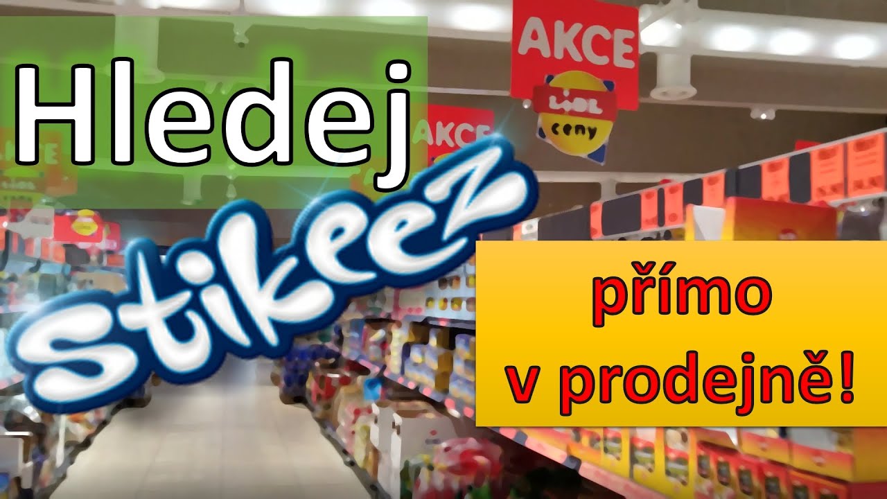 Hledej Stikeez přímo v prodejně! / Look for Stikeez right in the store!