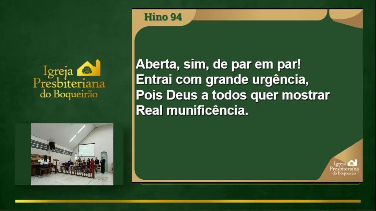 Culto de Adoração ao Senhor | Igreja Presbiteriana do Boqueirão (22/02/26)