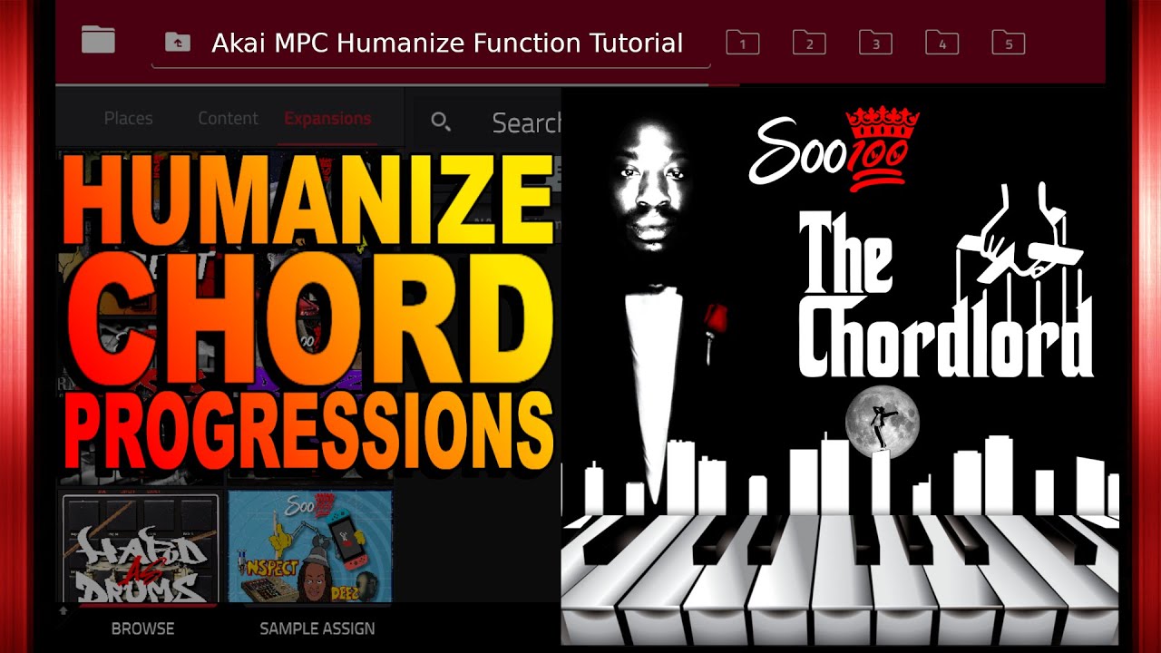 Improve Your MPC Chord Progressions with the Humanize Function | Akai MPC Tutorial