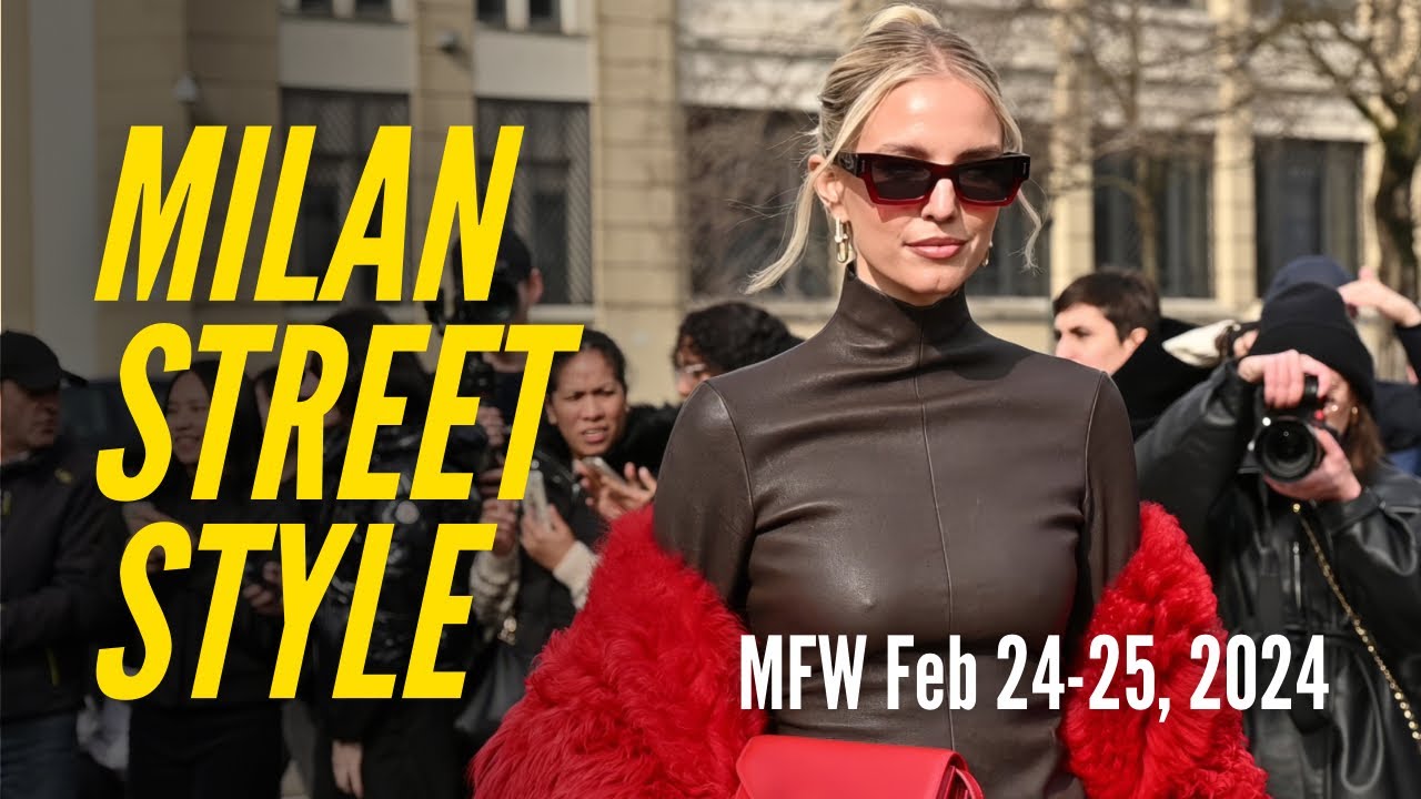 Milan Street Style: Ferragamo and Giorgio Armani FW2024-2025 | Milan Fashion Week 2024