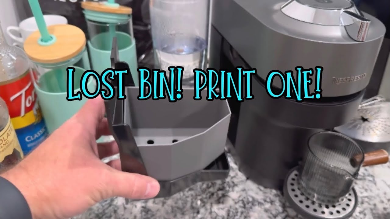 3D Print Fix! Replacement Pod Catcher for Nespresso Vertuo Pop+ & Deluxe